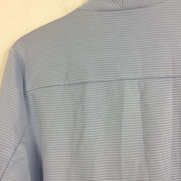 Allison Daley Drape Open Front Long Sleeve Knit Jacket Zip Pocket Pale Blue 14P - Picture 5 of 9